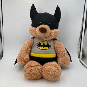Gund DC Comics Batman Bat-bear Costume Teddy Bear Stuffed Plush Animal 15" Long